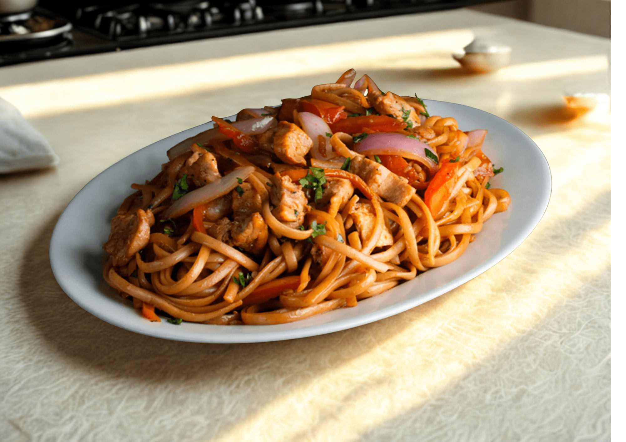 Tallarin saltado